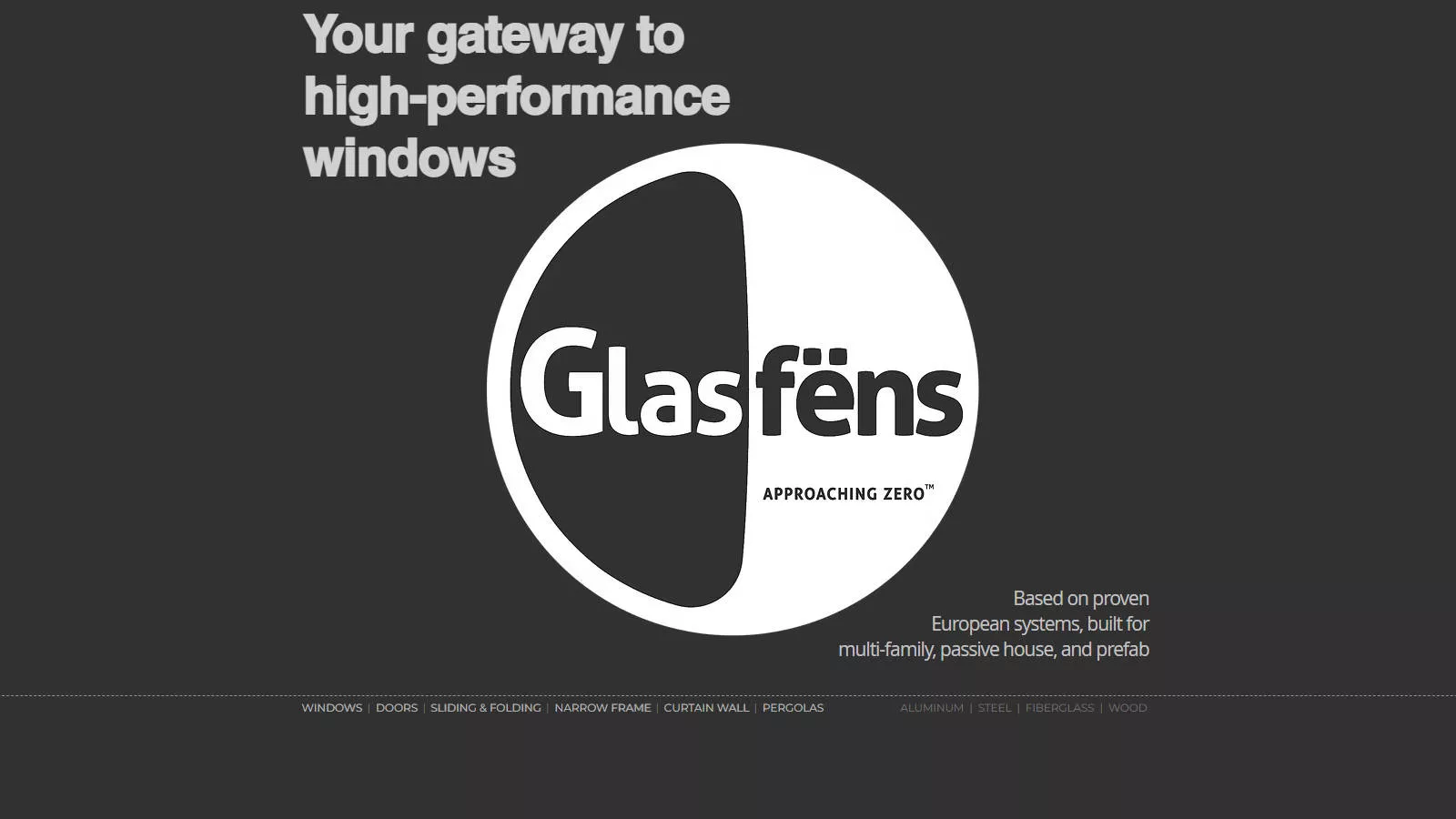 GlasFëns Window Systems USA