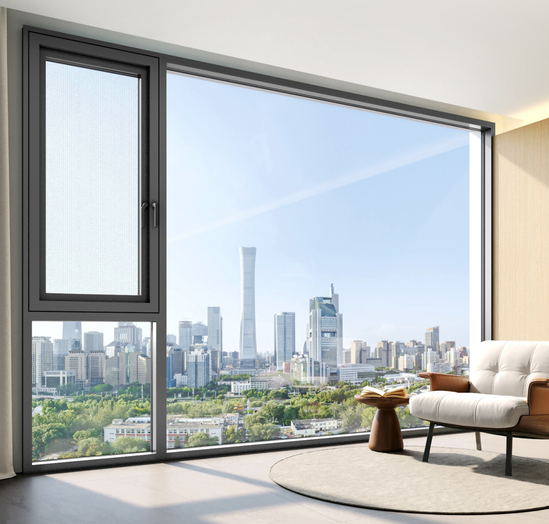 ES110 High‑Performance Outward‑Opening Thermal‑Break Aluminium Window System Window
