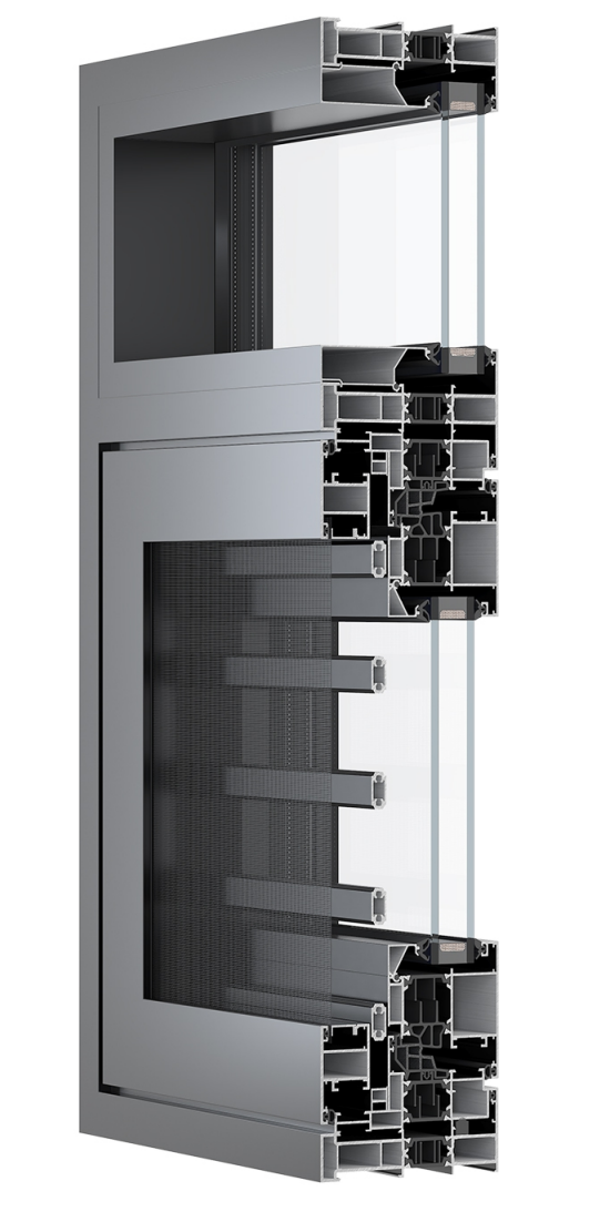 ES110 High‑Performance Outward‑Opening Thermal‑Break Aluminium Window System Window